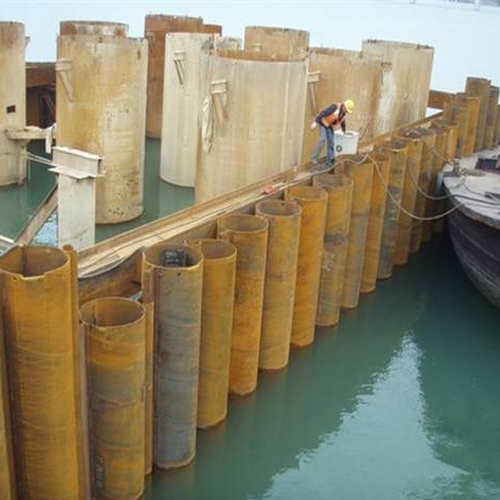 天津钢护筒现场安装